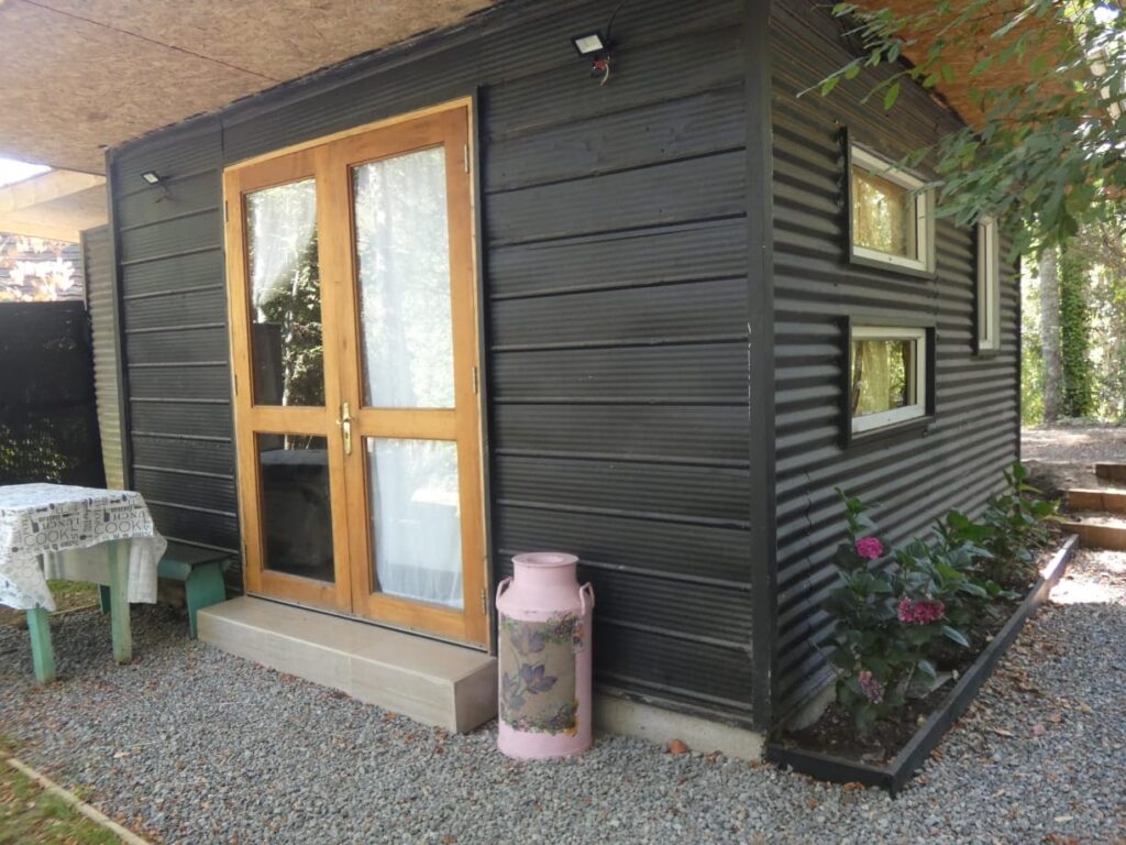 Exterior de la cabaña chica