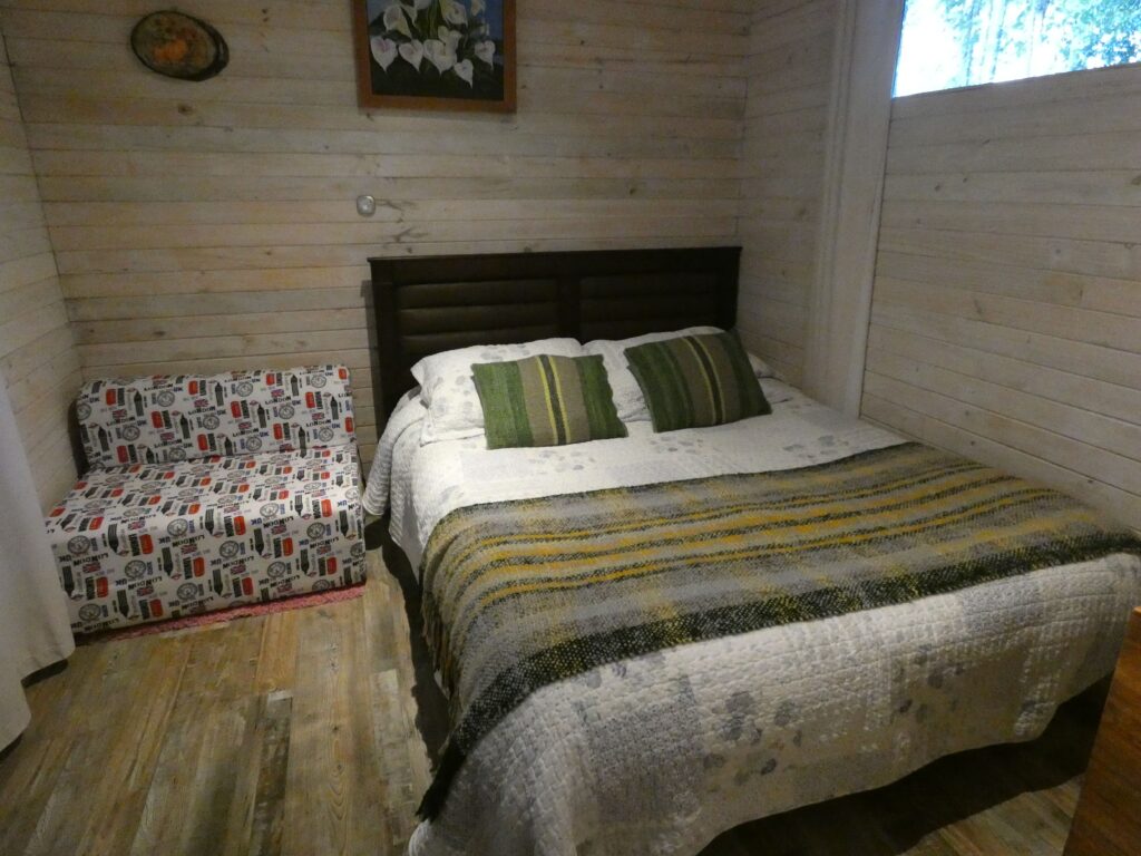 Dormitorio de la cabaña chica